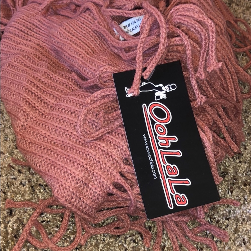 Frayed scarf